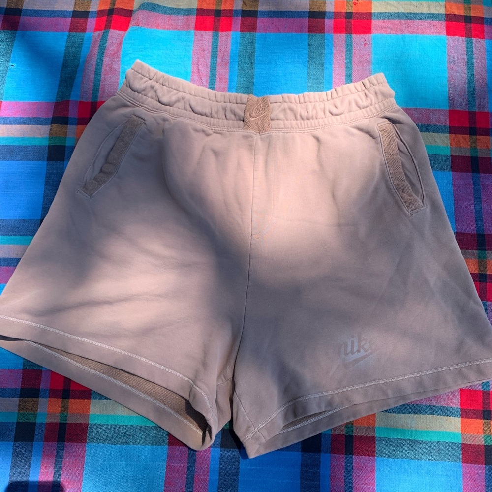 Nike Women's Beige Athletic Shorts